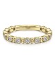 Gabriel & Co. Stackable Collection Diamond and Bead Spacer Ring